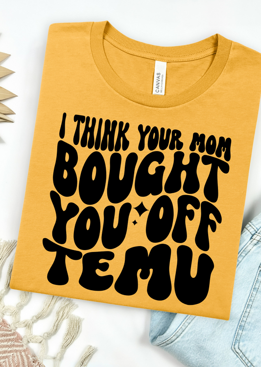 Temu Bella Canvas T-Shirt