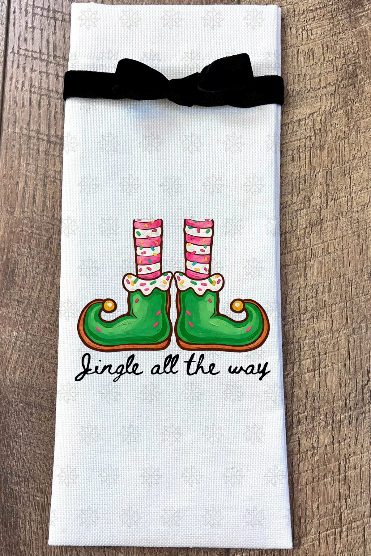 Jingle All The Way Wine Bag