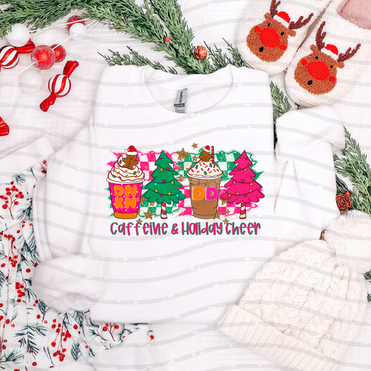 Caffeine & Holiday Cheer Sweatshirt