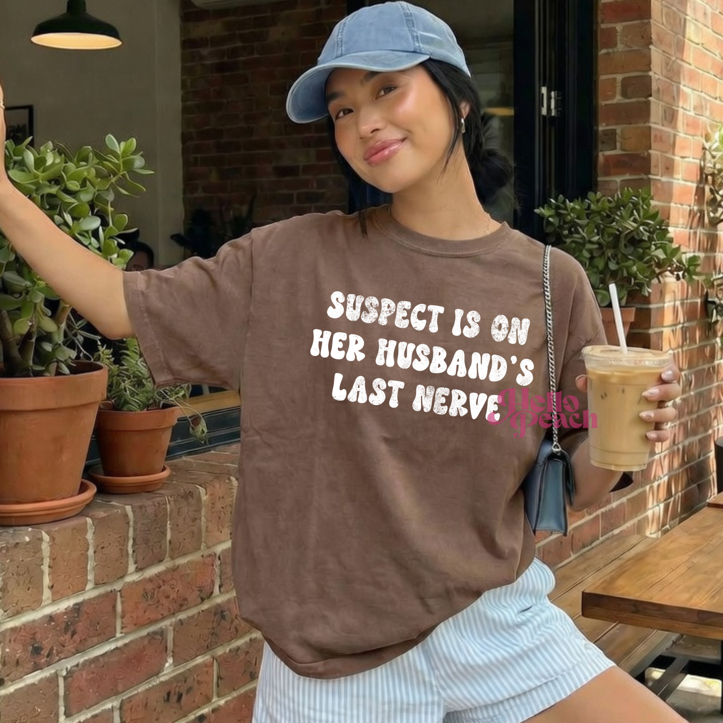 On Husband's Last Nerve Tee