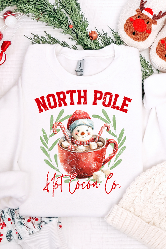 North Pole Hot Cocoa Sweatshirt