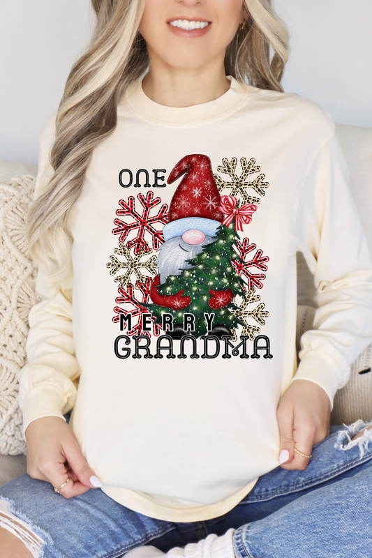 One Merry Grandma CC Long Sleeve