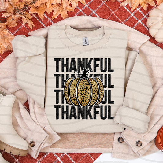 Thankful Pumpkin Stack Sweatshirt