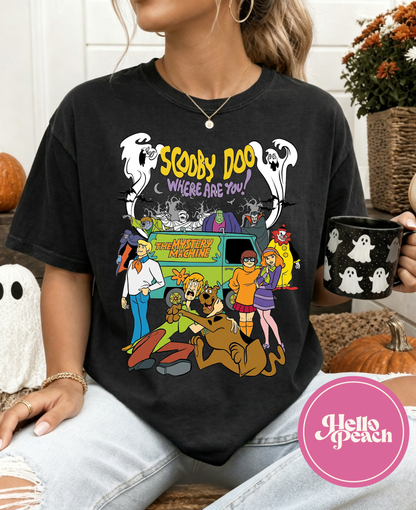 Retro Scooby Doo Halloween Tee