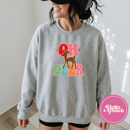 Oh Deer Rudolph Crewneck