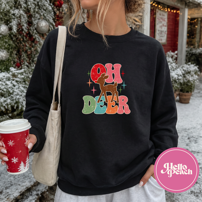 Oh Deer Rudolph Crewneck
