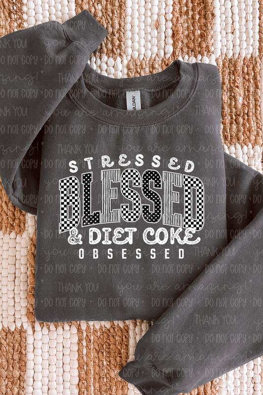 Stressed Blessed Obsessed DC Tee or Sweatshirt