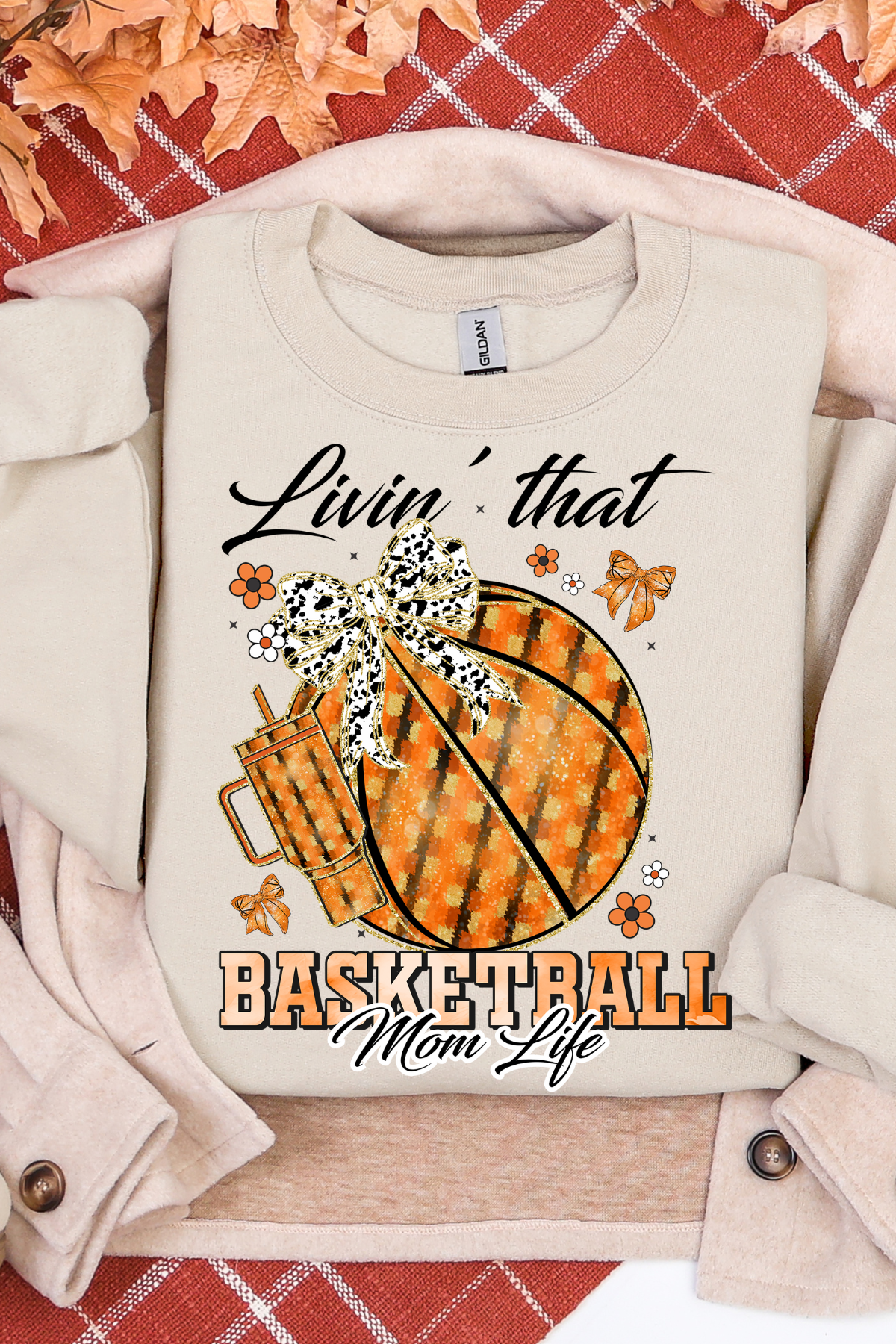 Living That Basketball Mom Life Sweatshirt