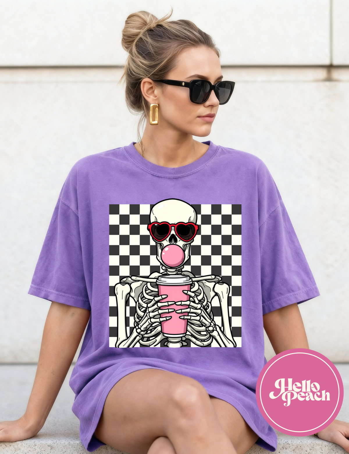 Bubblegum Skeleton Tee