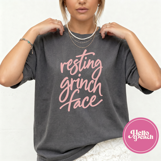 Resting Grinch Face Tee