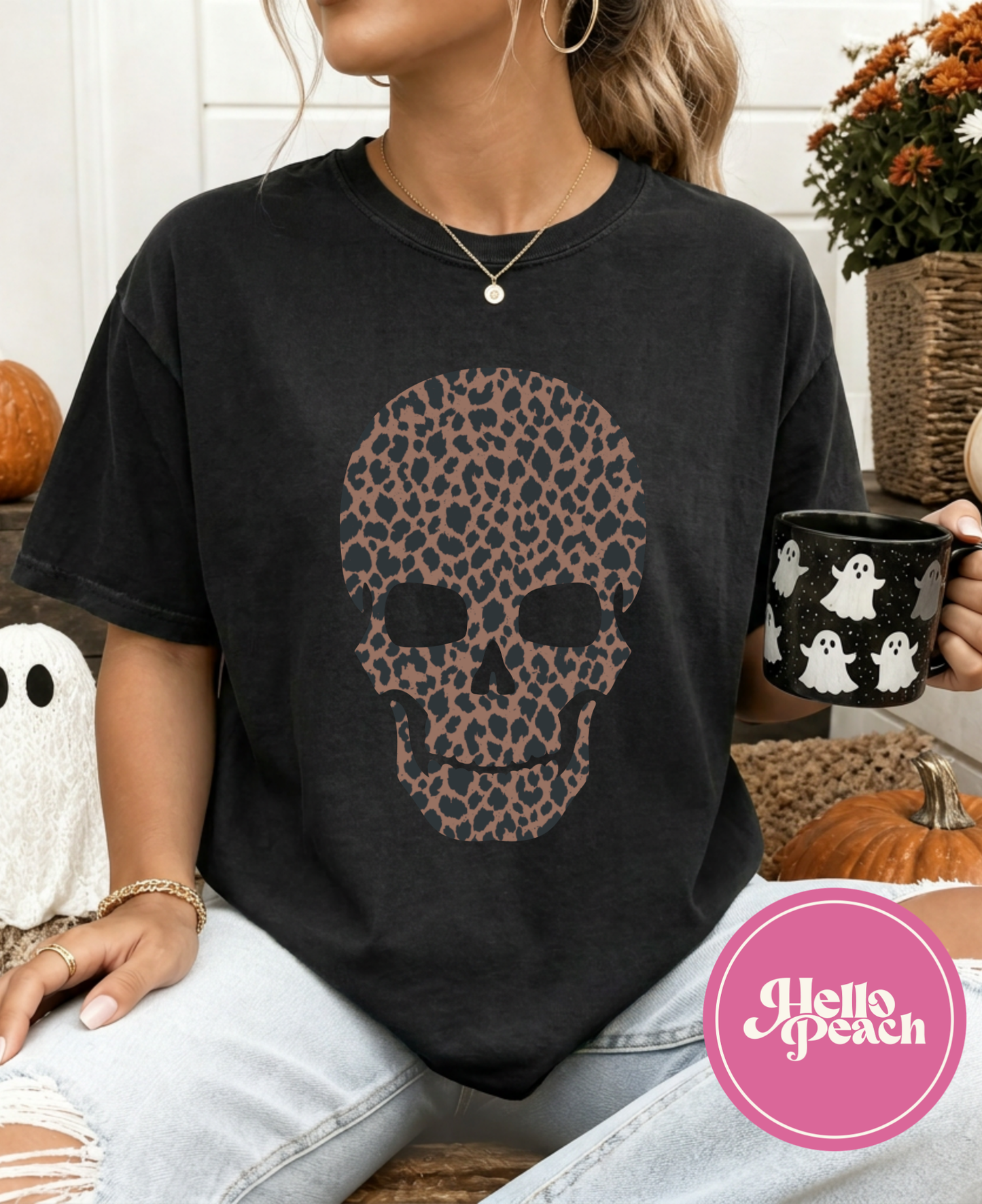 Leopard Skull Tee