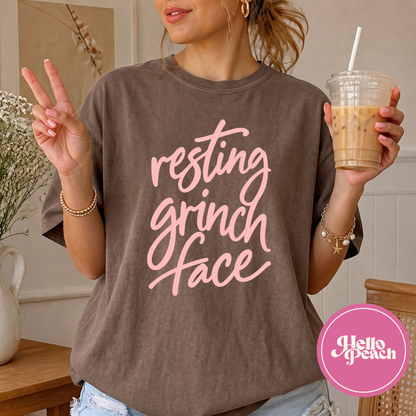 Resting Grinch Face Tee