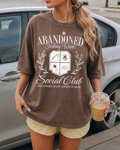 Abandond Fishing Wives Club Tee