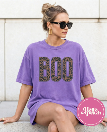 Leopard Boo Tee