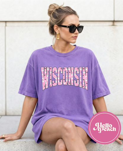 Pink Ghost Wisconsin Tee