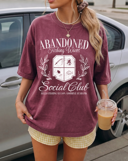 Abandond Fishing Wives Club Tee