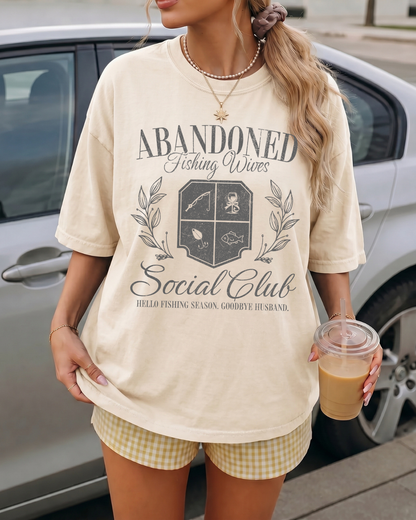 Abandond Fishing Wives Club Tee