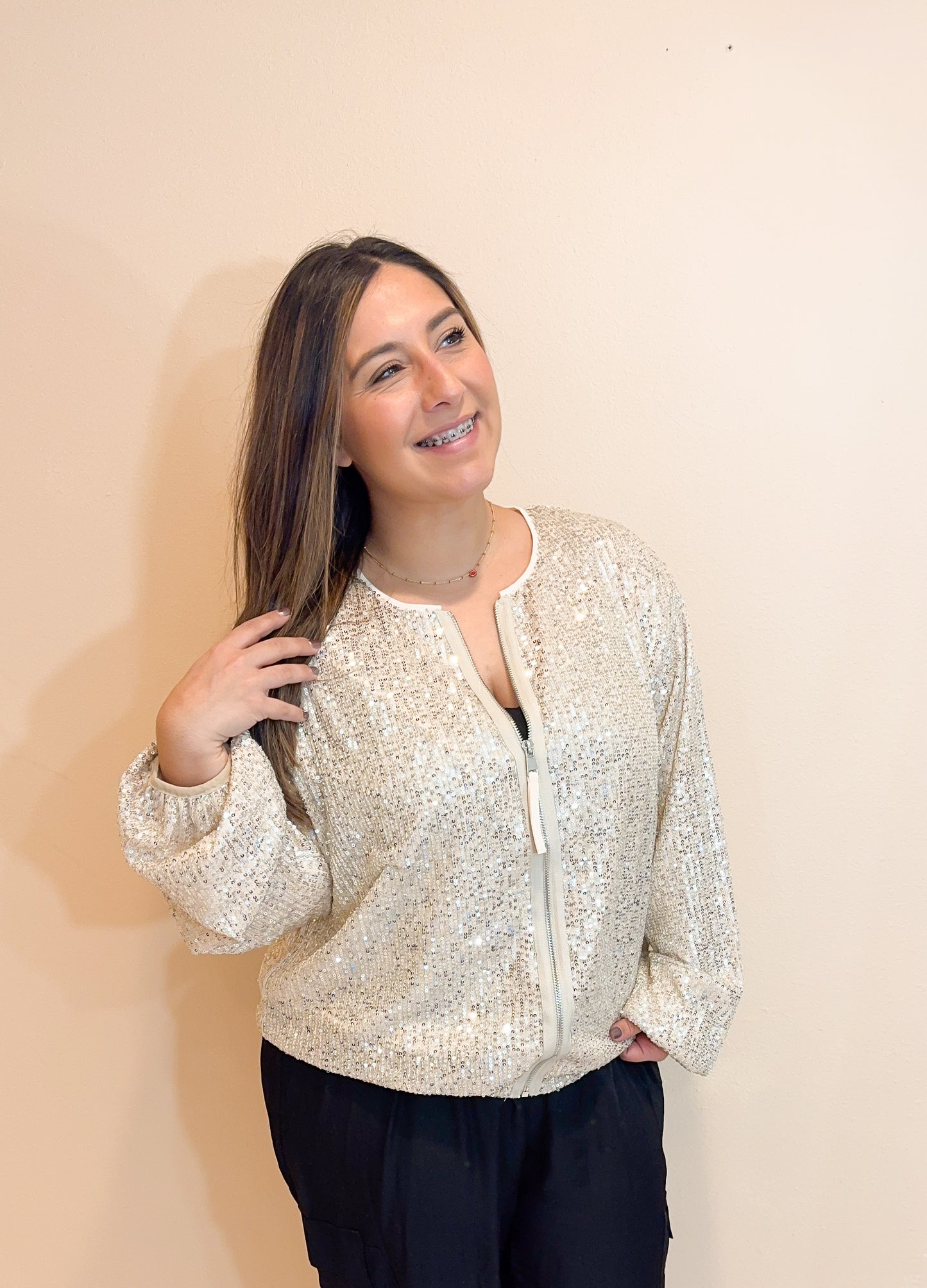 One in Twenty Sequin Jacket