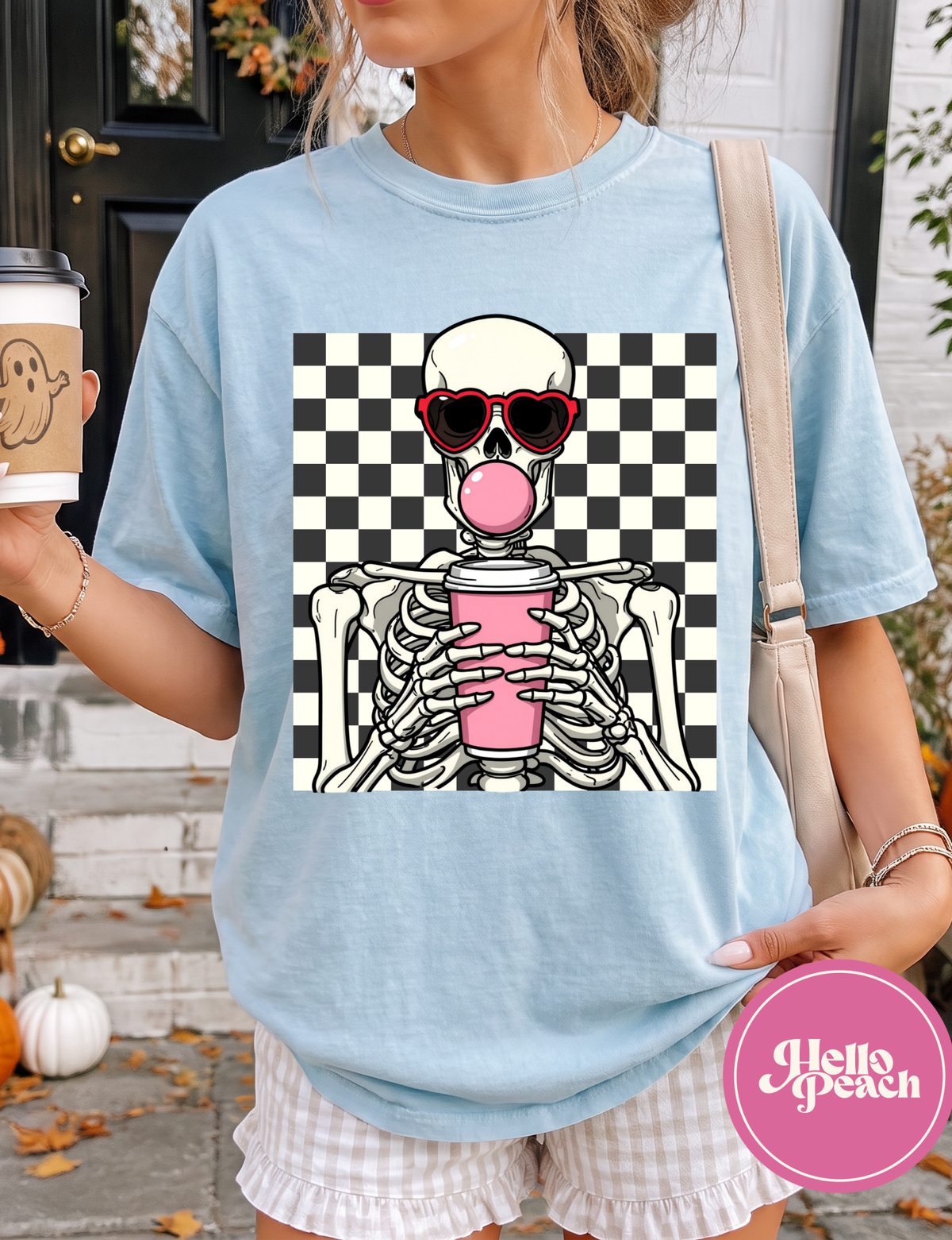 Bubblegum Skeleton Tee