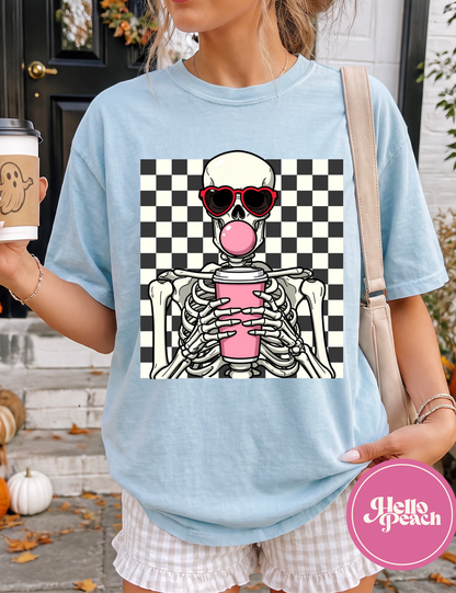 Bubblegum Skeleton Tee