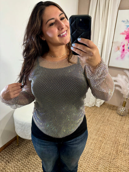 Something to Love Mesh Top