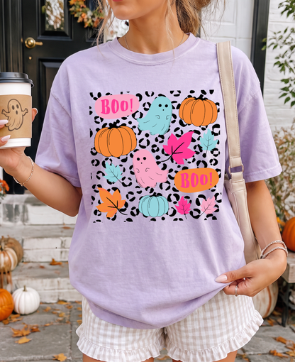 Colorful Fall Ghosts Tee