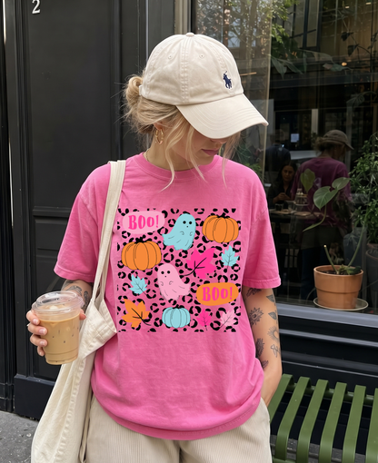 Colorful Fall Ghosts Tee