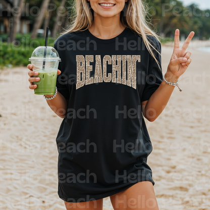 Beachin' Cheetah Tee or Sweatshirt