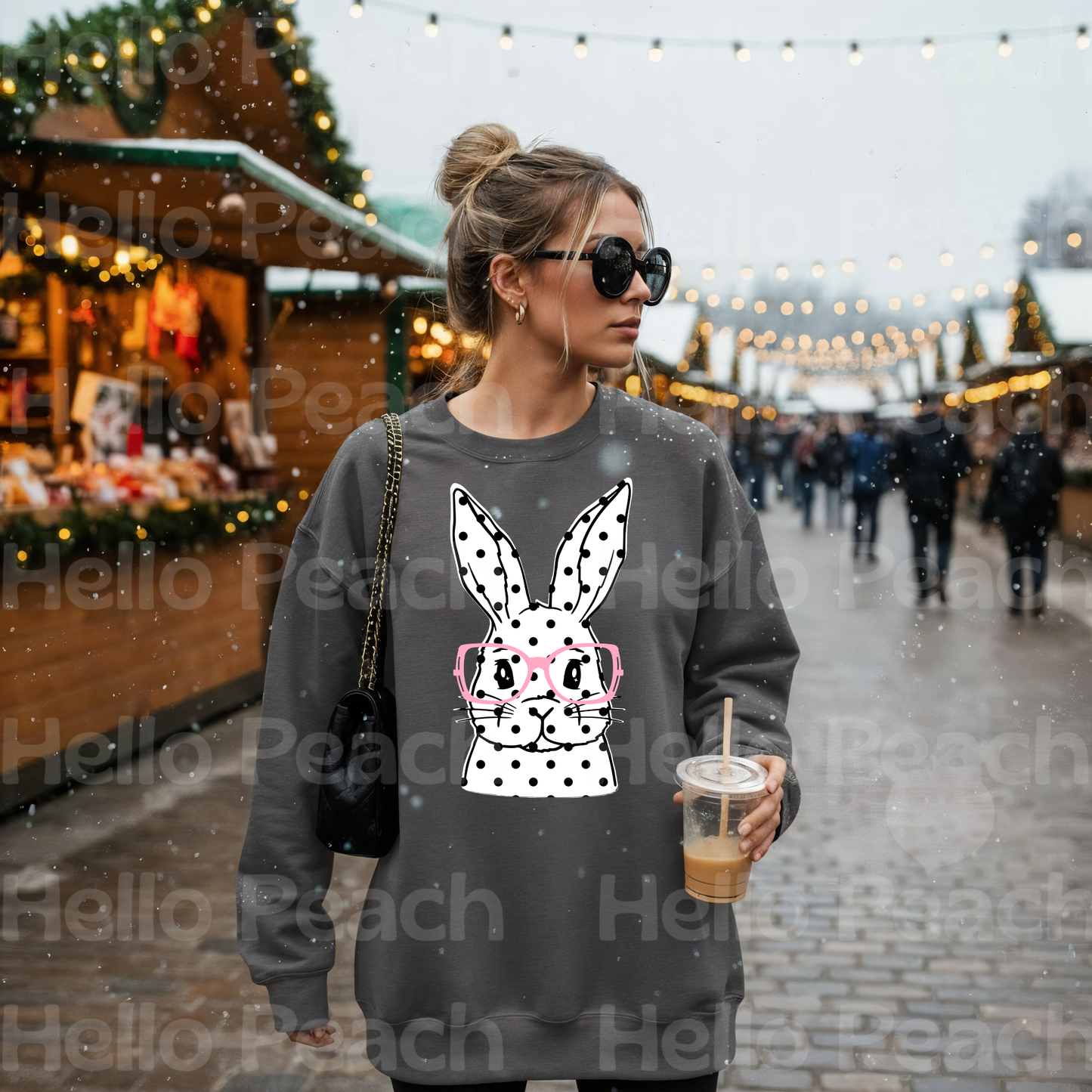 Polka Dot Easter Bunny