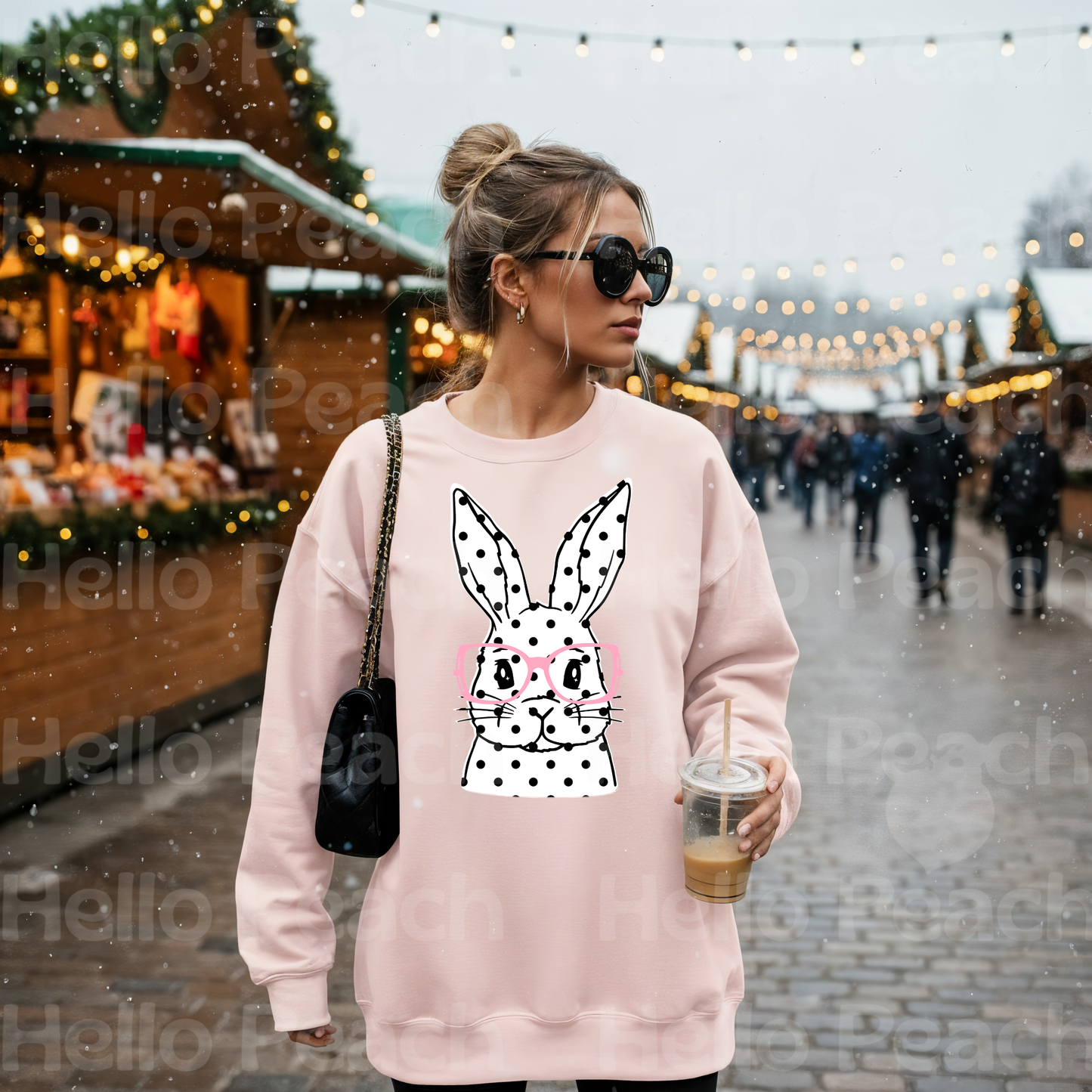 Polka Dot Easter Bunny