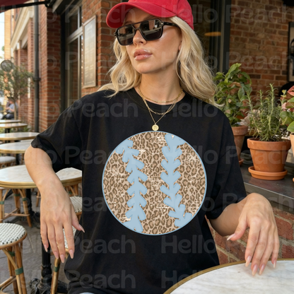 Cheetach Baseball Tee or Sweatshirt