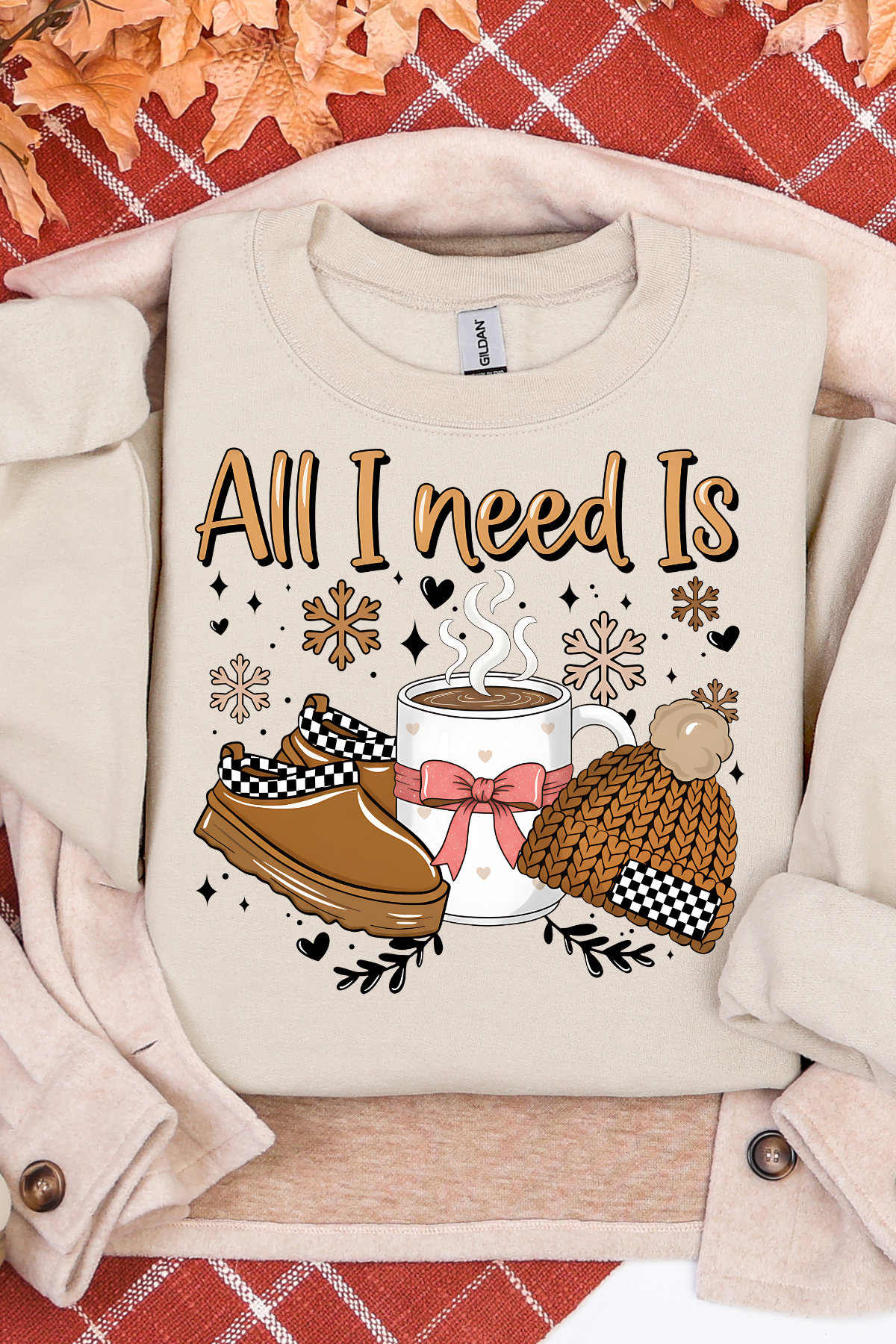 All I Need Is Coffee & The Basics Sweatshirt