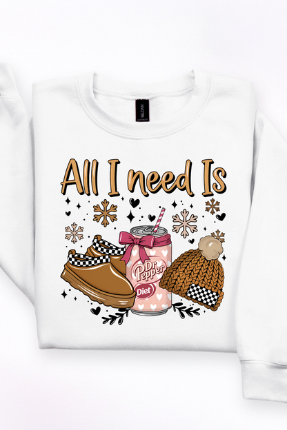 All I Need Is a Diet DP & The Basics Sweatshirt