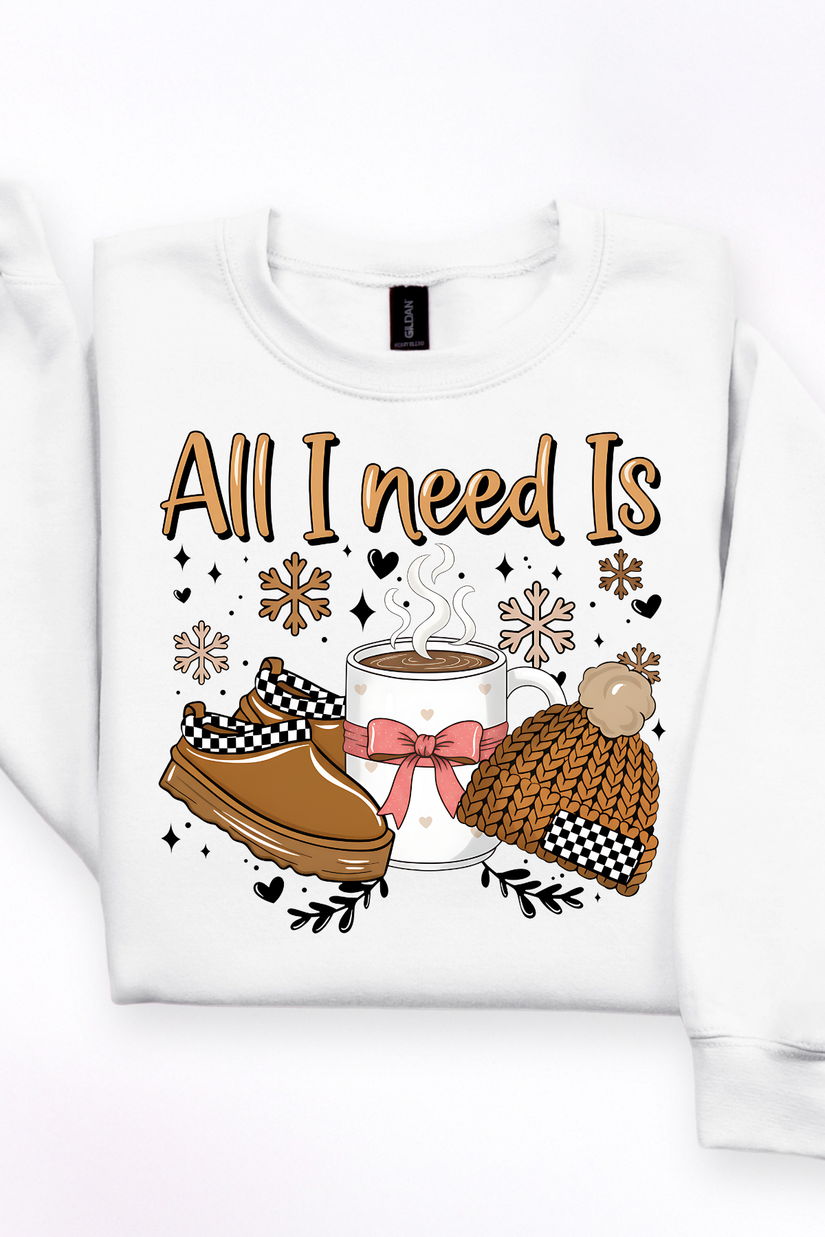 All I Need Is Coffee & The Basics Sweatshirt