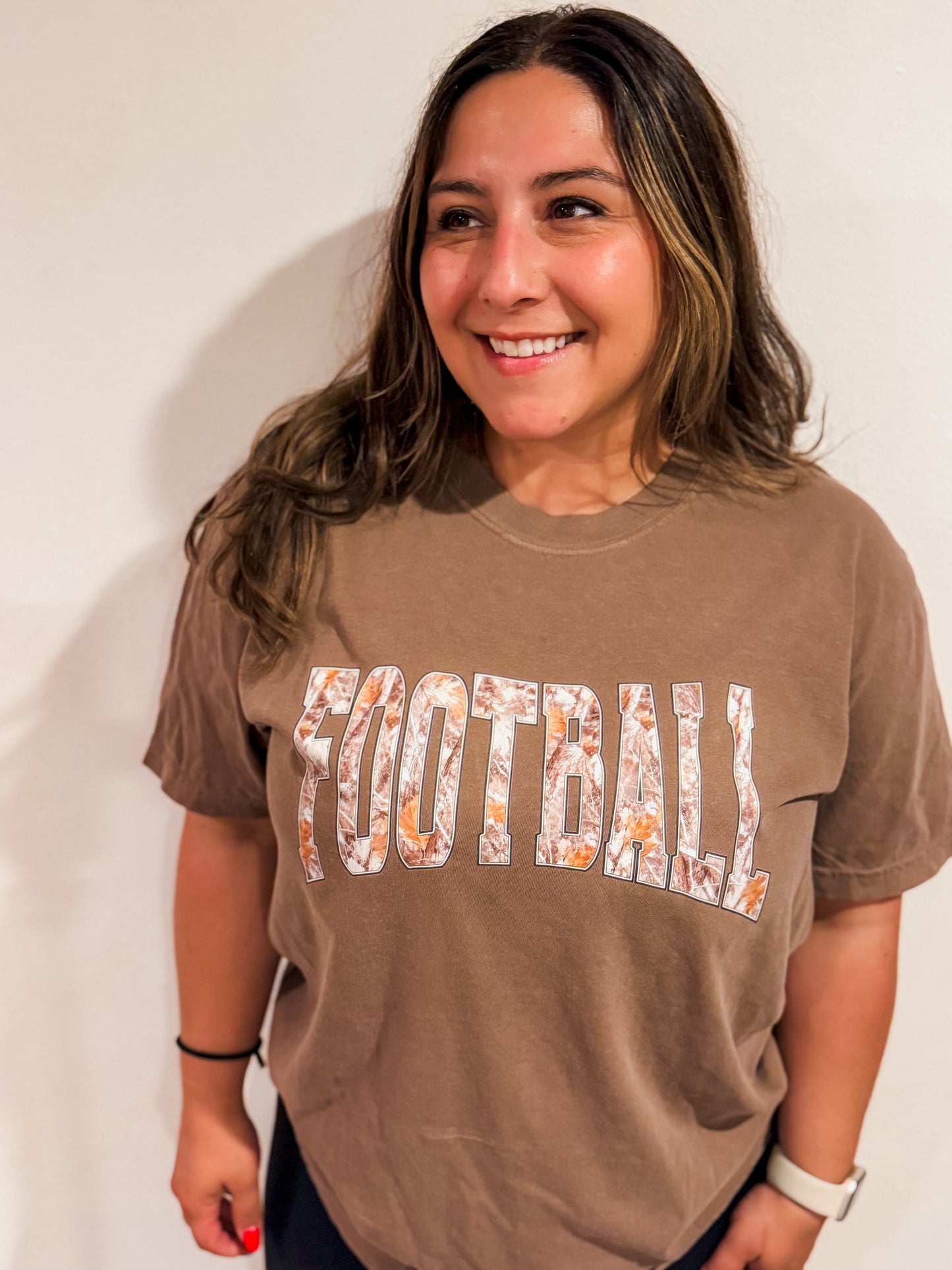 Camo Football Tee