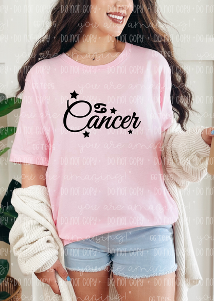 Cancer Zodiac Sign Tee