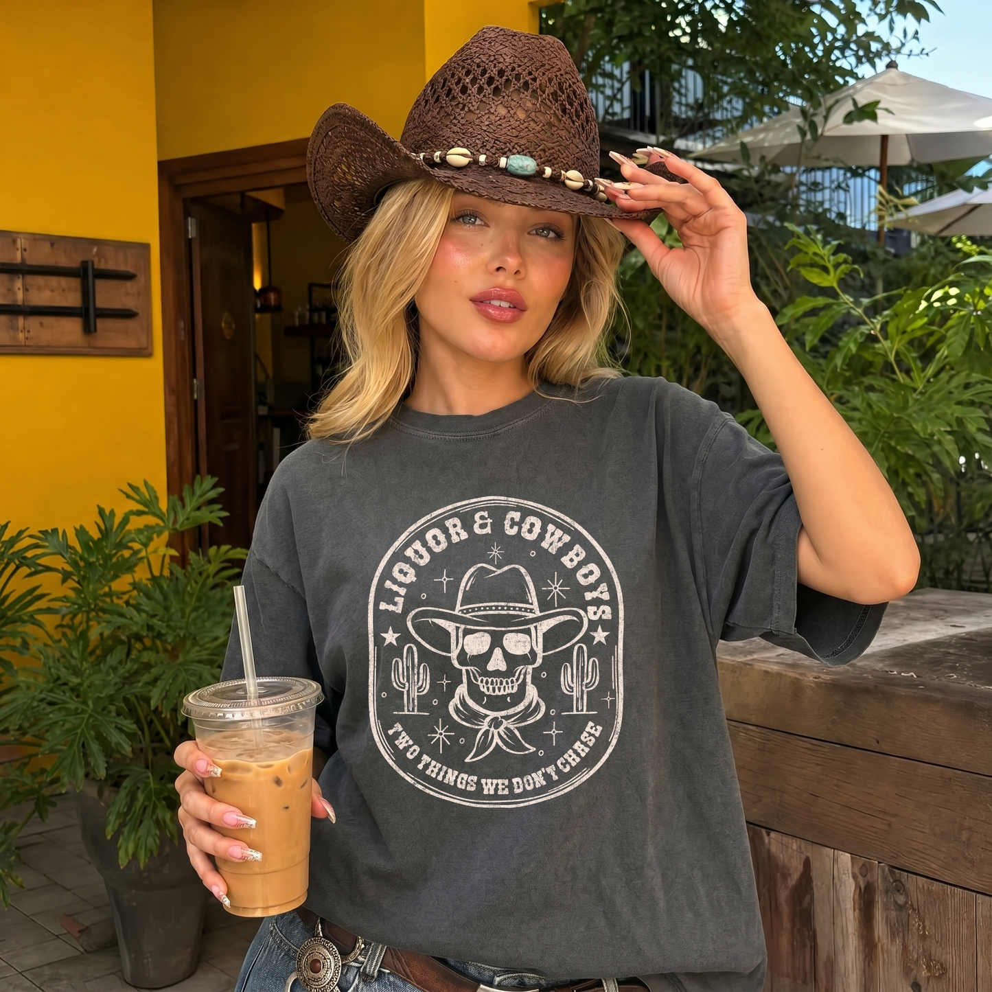 Liquor and Cowboys Tee