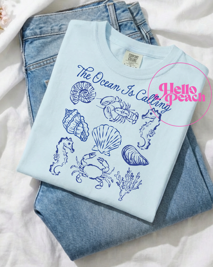 The Ocean Is Calling Tee