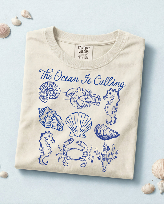 The Ocean Is Calling Tee