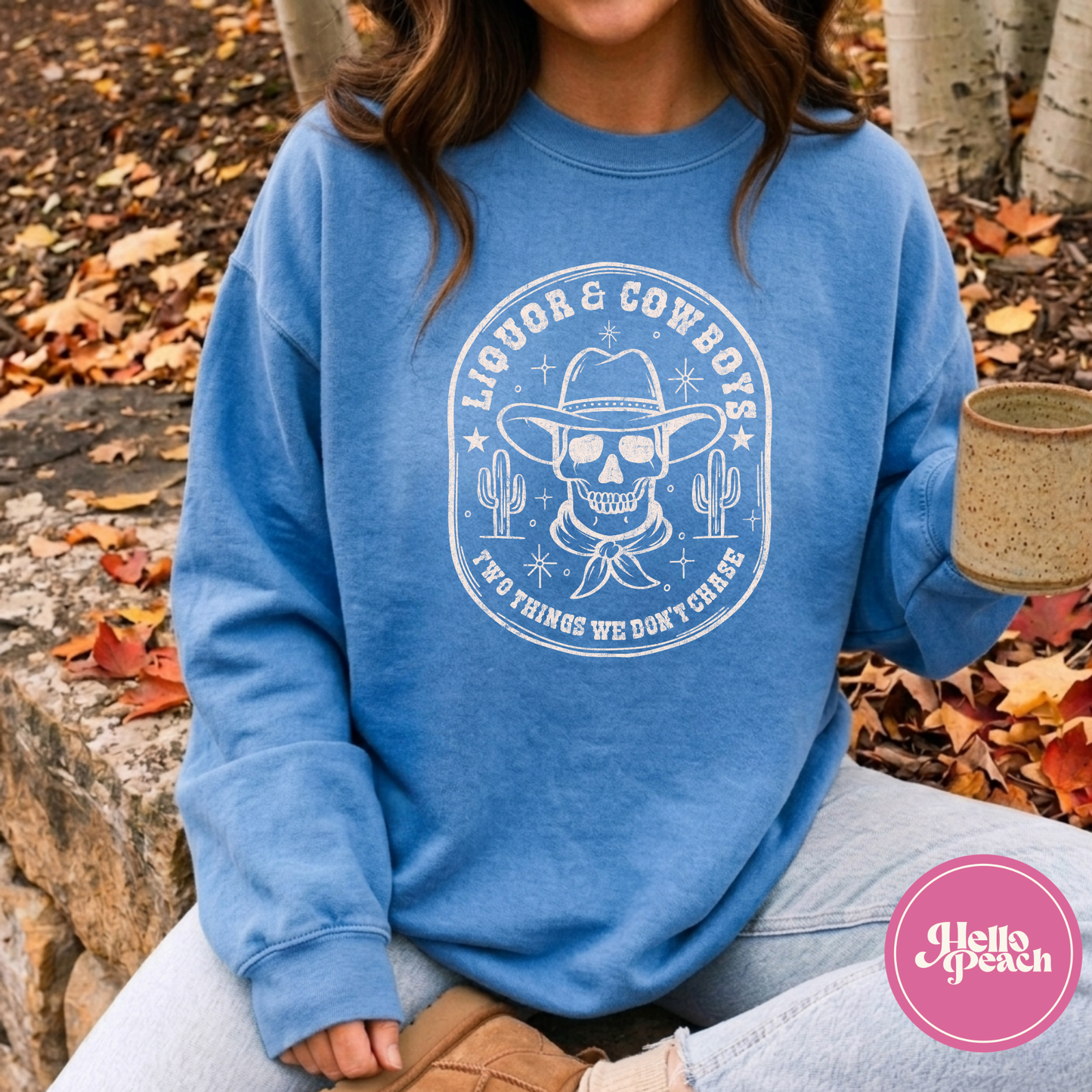 Liquor and Cowboys Crewneck