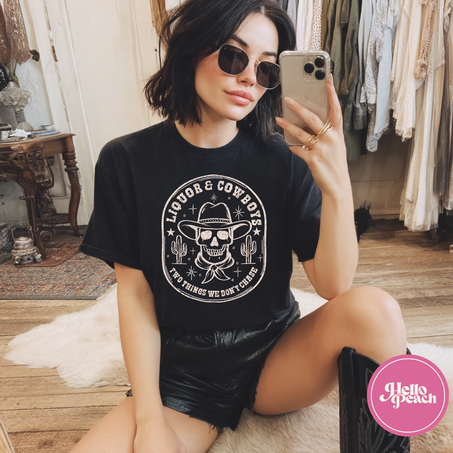 Liquor and Cowboys Tee