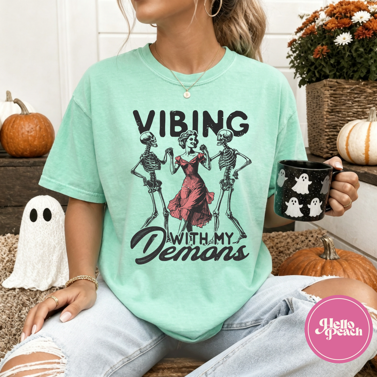 Vibing With My Demons Tee