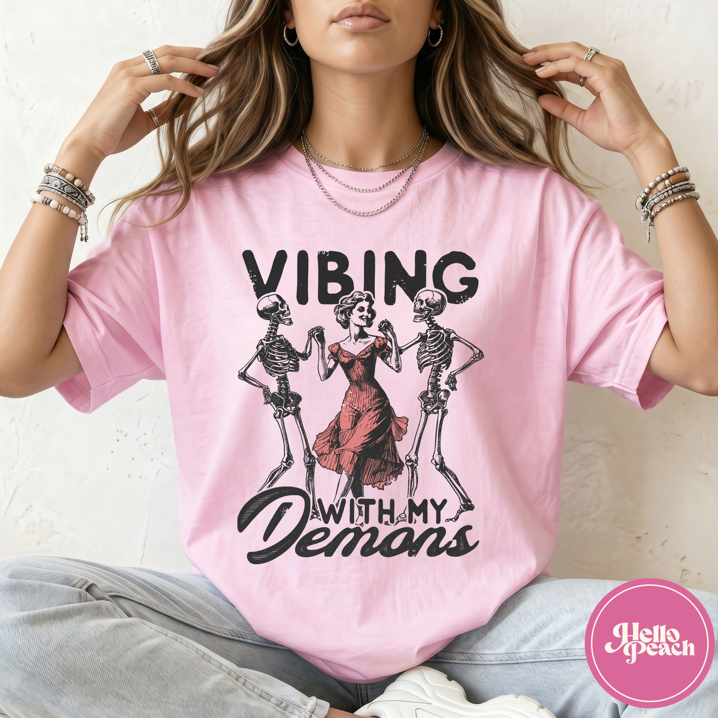 Vibing With My Demons Tee