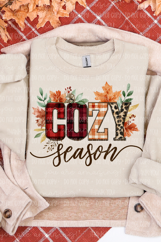 Cozy Season Autumn Leave Sweatshirt