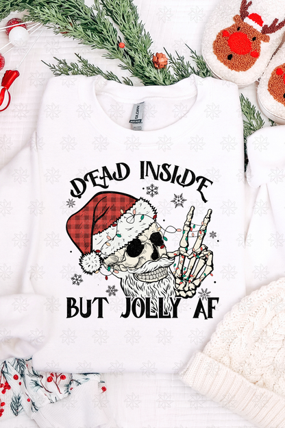 Dead Inside Jolly as F Sweatshirt