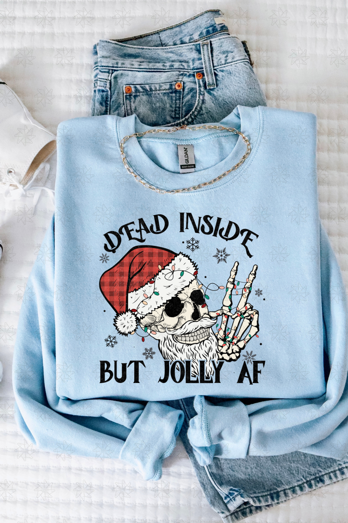 Dead Inside Jolly as F Sweatshirt