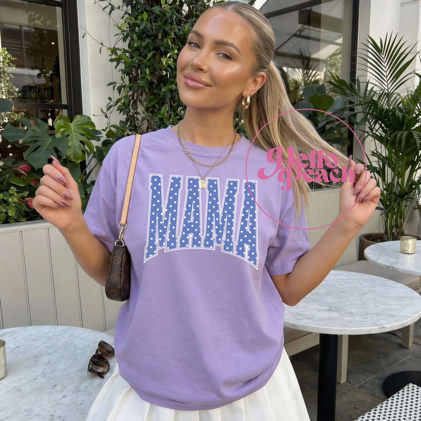 Polka Dot Mama Tee