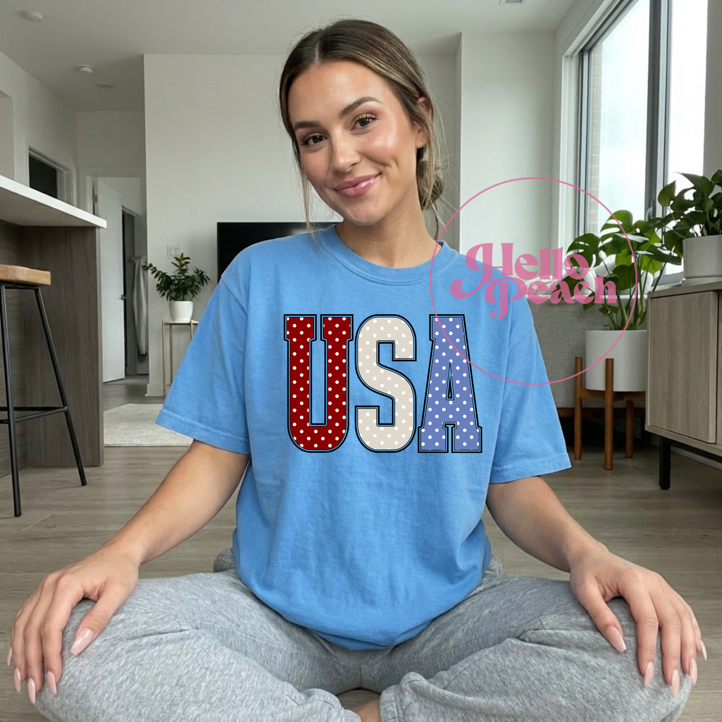 Polka Dot USA Tee