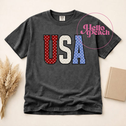 Polka Dot USA Tee