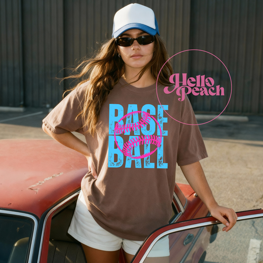 Bright Lights & Baseball Tee